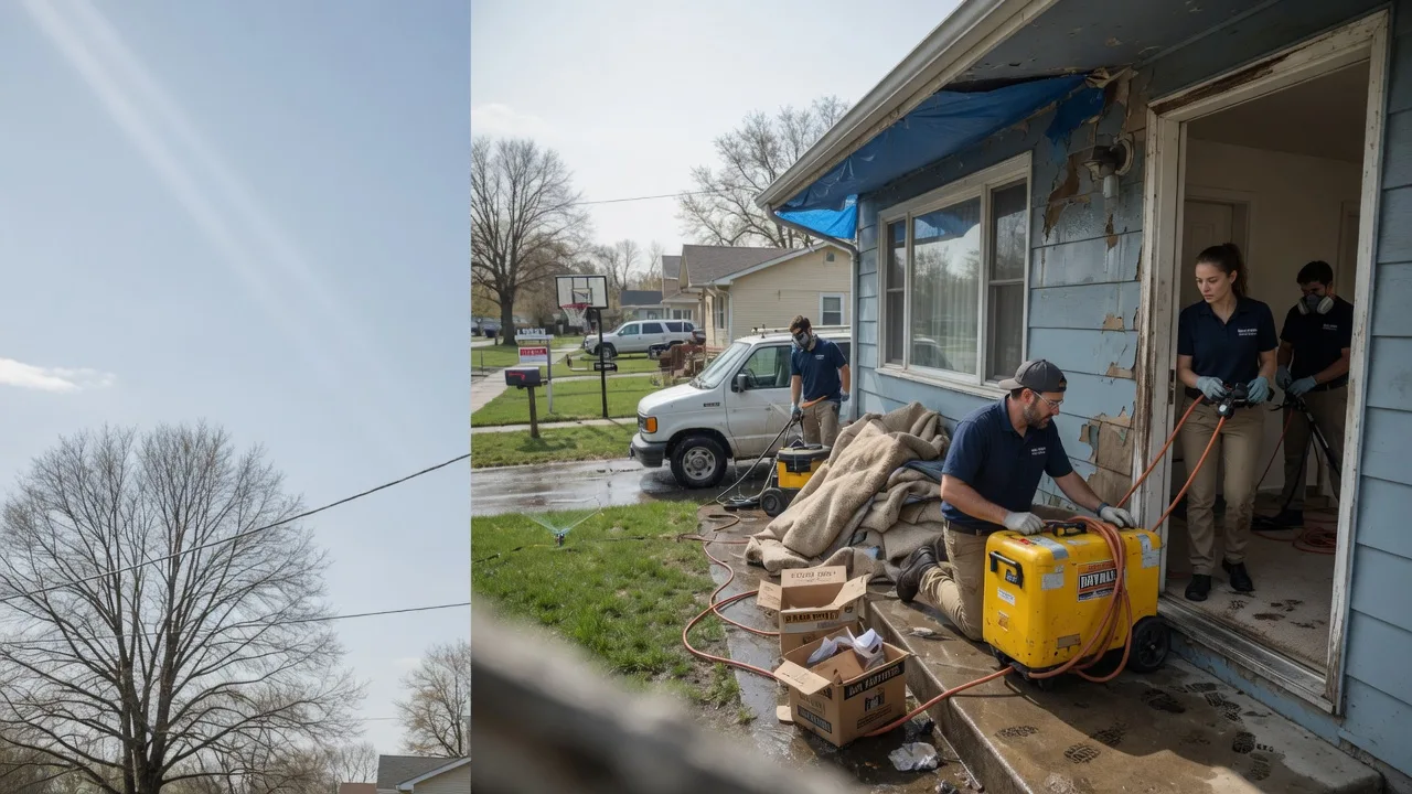 Basement Flood Cleanup in Downing, WI near me